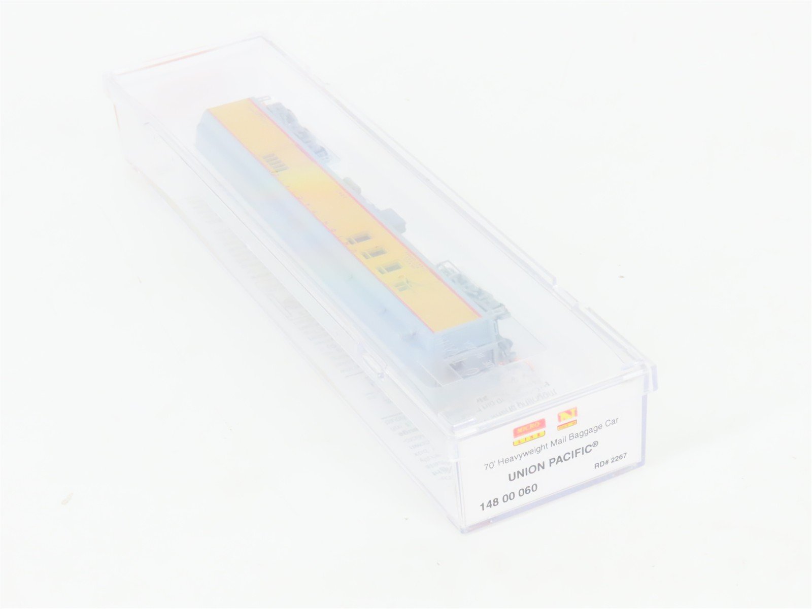 N Micro-Trains MTL 14800060 UP Union Pacific 70' HW Baggage Passenger Car #2267