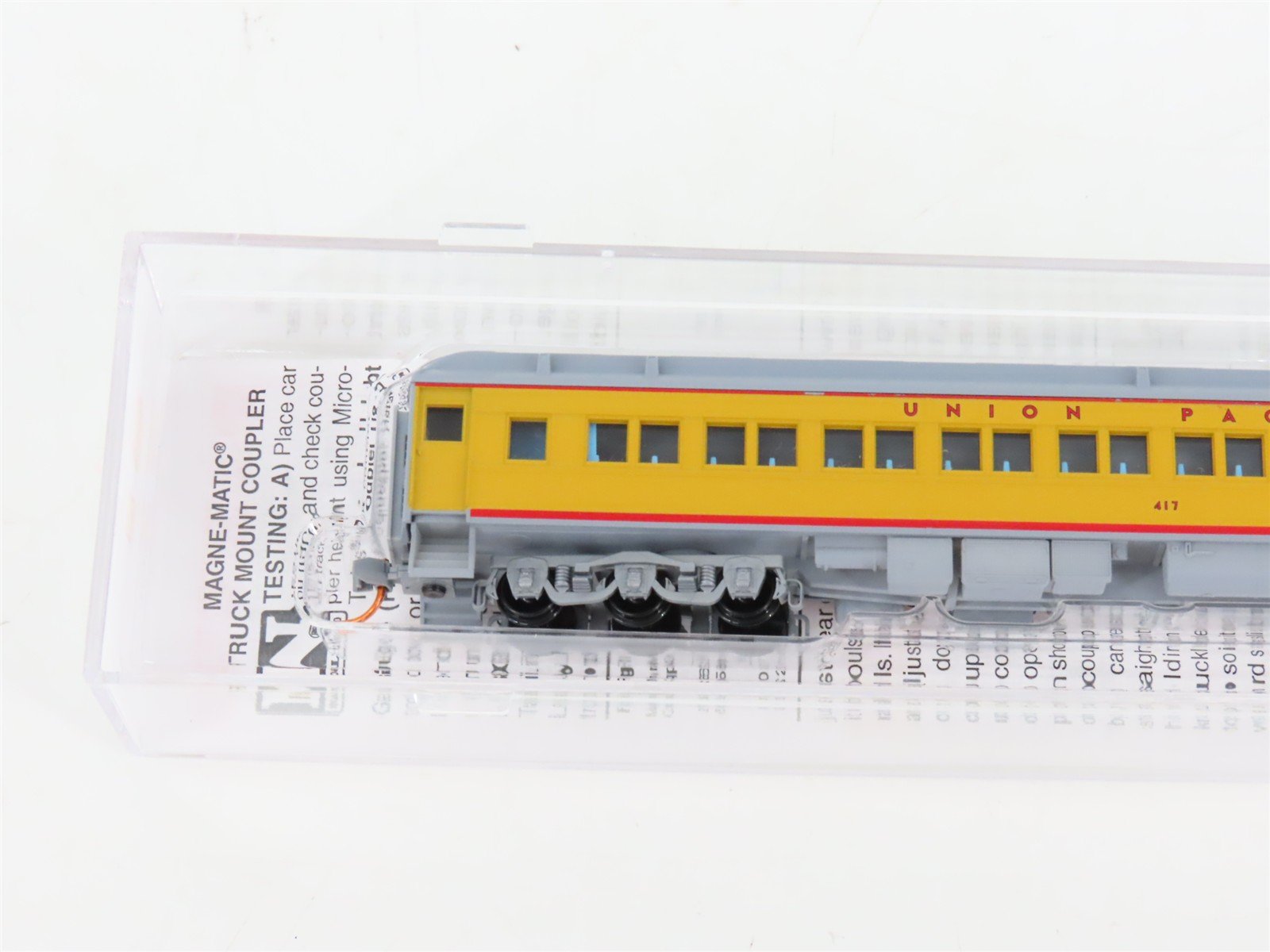 N Scale Micro-Trains MTL 14500060 UP Union Pacific Coach Passenger Car #417