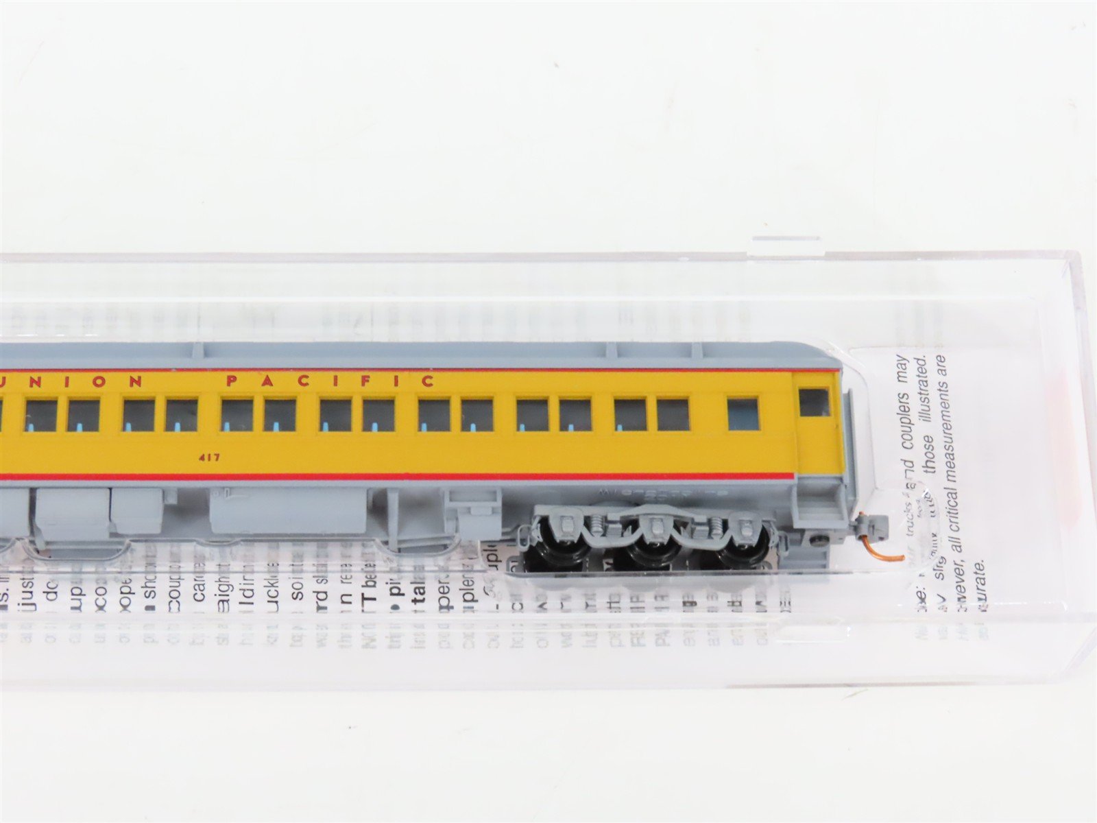 N Scale Micro-Trains MTL 14500060 UP Union Pacific Coach Passenger Car #417
