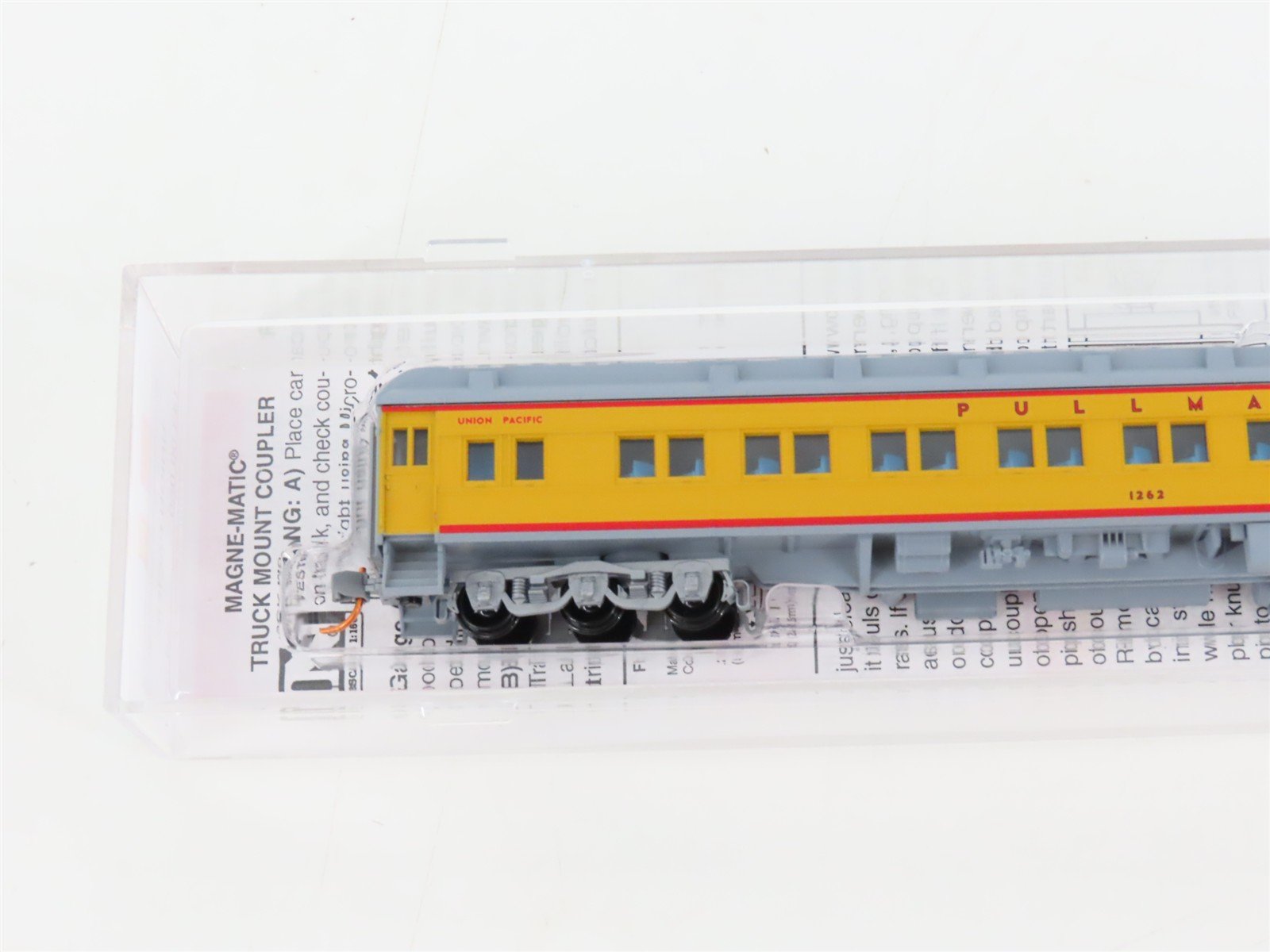 N Scale Micro-Trains MTL 14300060 UP Railway 83' HW Parlor Passenger Car #1262