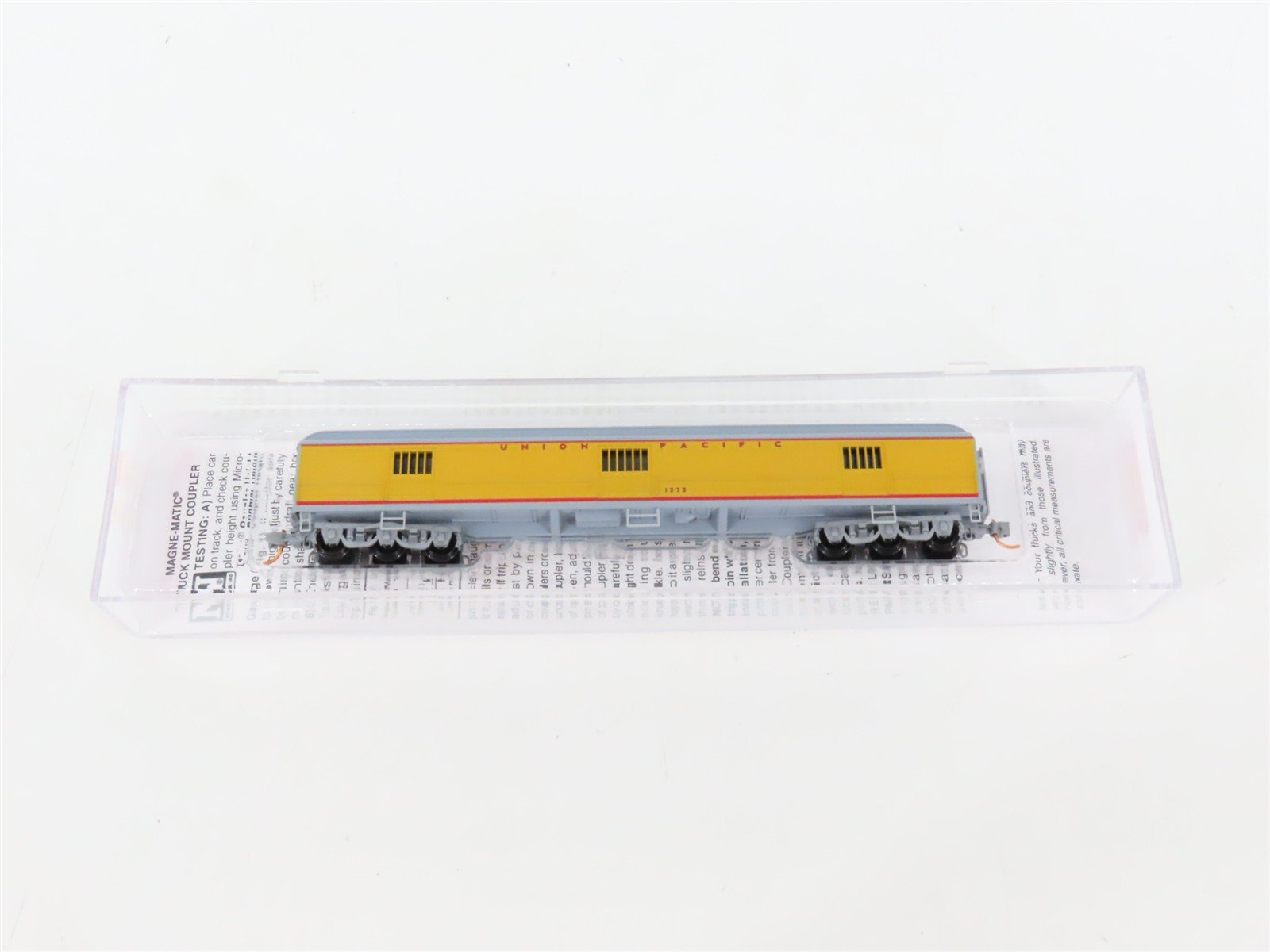 N Scale Micro-Trains MTL 14900060 UP Railway 70' HW Horse Passenger Car #1373