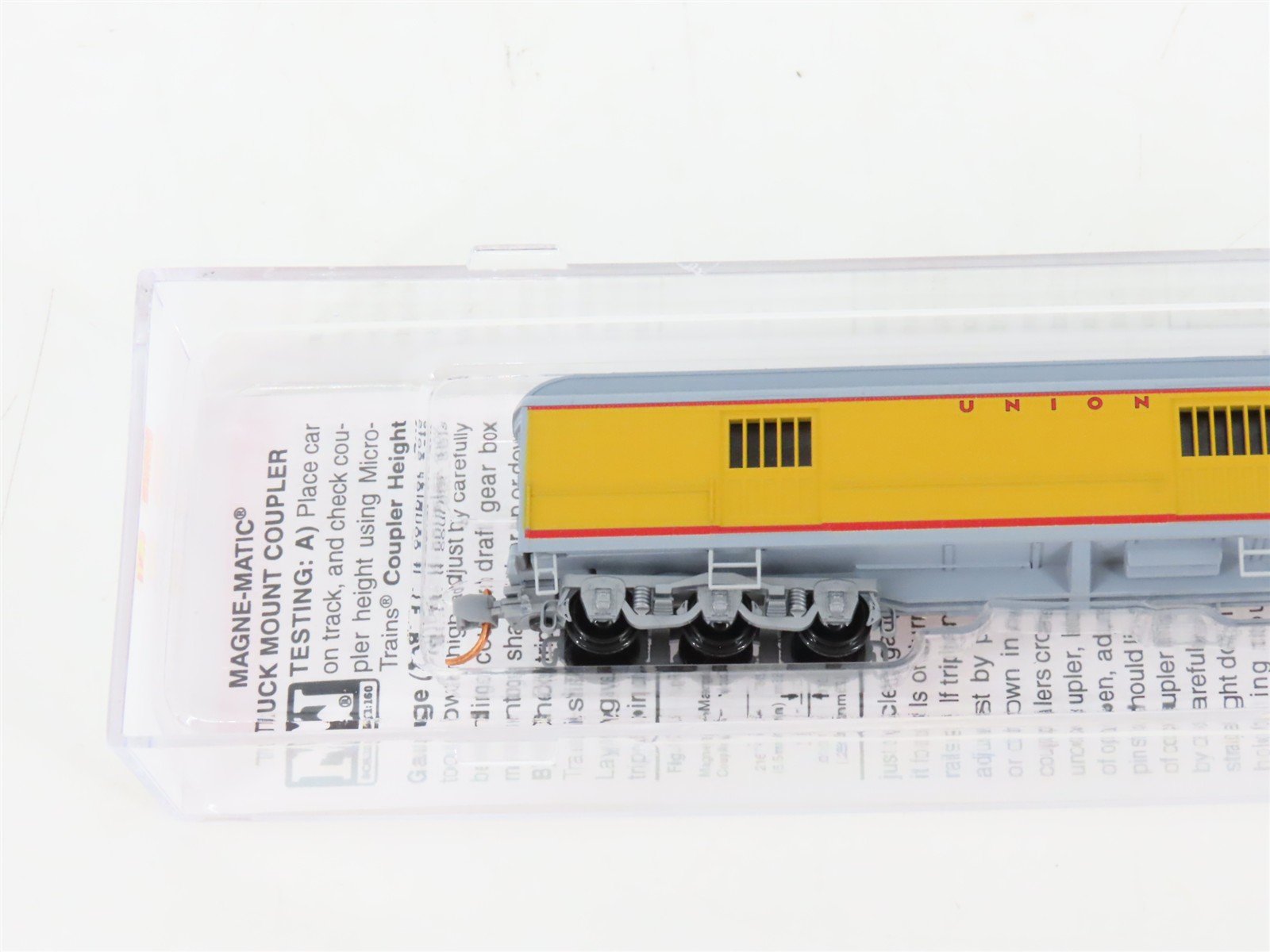 N Scale Micro-Trains MTL 14900060 UP Railway 70' HW Horse Passenger Car #1373