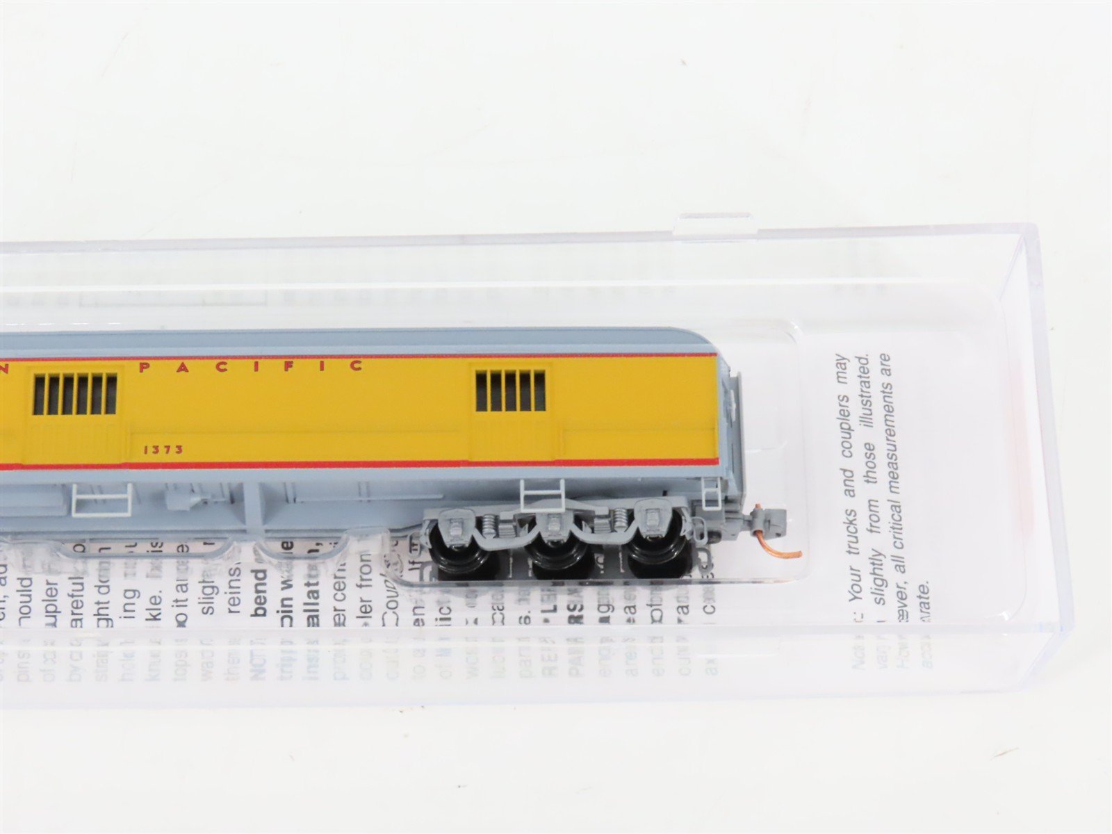 N Scale Micro-Trains MTL 14900060 UP Railway 70' HW Horse Passenger Car #1373