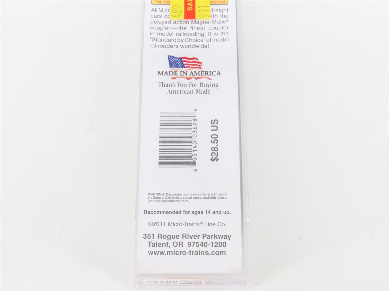 N Scale Micro-Trains MTL 14400060 UP Union Pacific Coach Passenger Car #1569