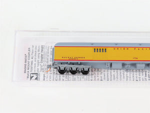N Scale Micro-Trains MTL 14700060 UP Railway 70' HW Baggage Passenger Car #1736