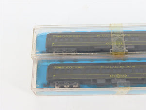 LOT of 6 N Scale Atlas ATSF Santa Fe Coach/Obs/Baggage Passenger Cars