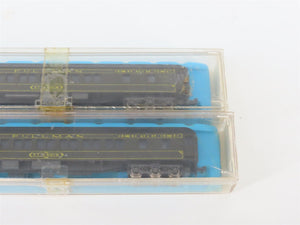 LOT of 6 N Scale Atlas ATSF Santa Fe Coach/Obs/Baggage Passenger Cars