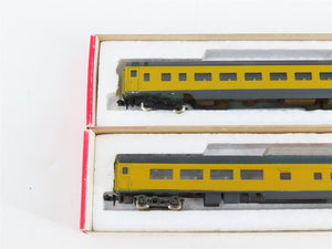 LOT of 6 N Scale Con-Cor UP Painted Scheme Obs/Coach/Baggage Passenger Cars