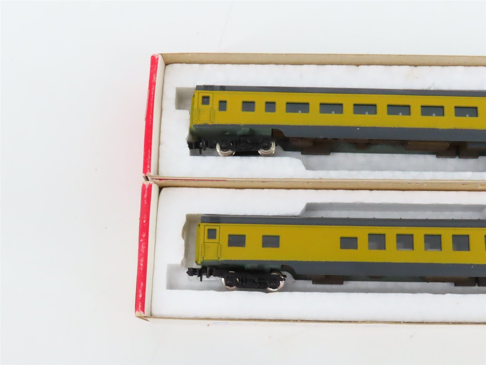 LOT of 6 N Scale Con-Cor UP Painted Scheme Obs/Coach/Baggage Passenger Cars