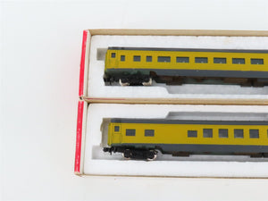 LOT of 6 N Scale Con-Cor UP Painted Scheme Obs/Coach/Baggage Passenger Cars