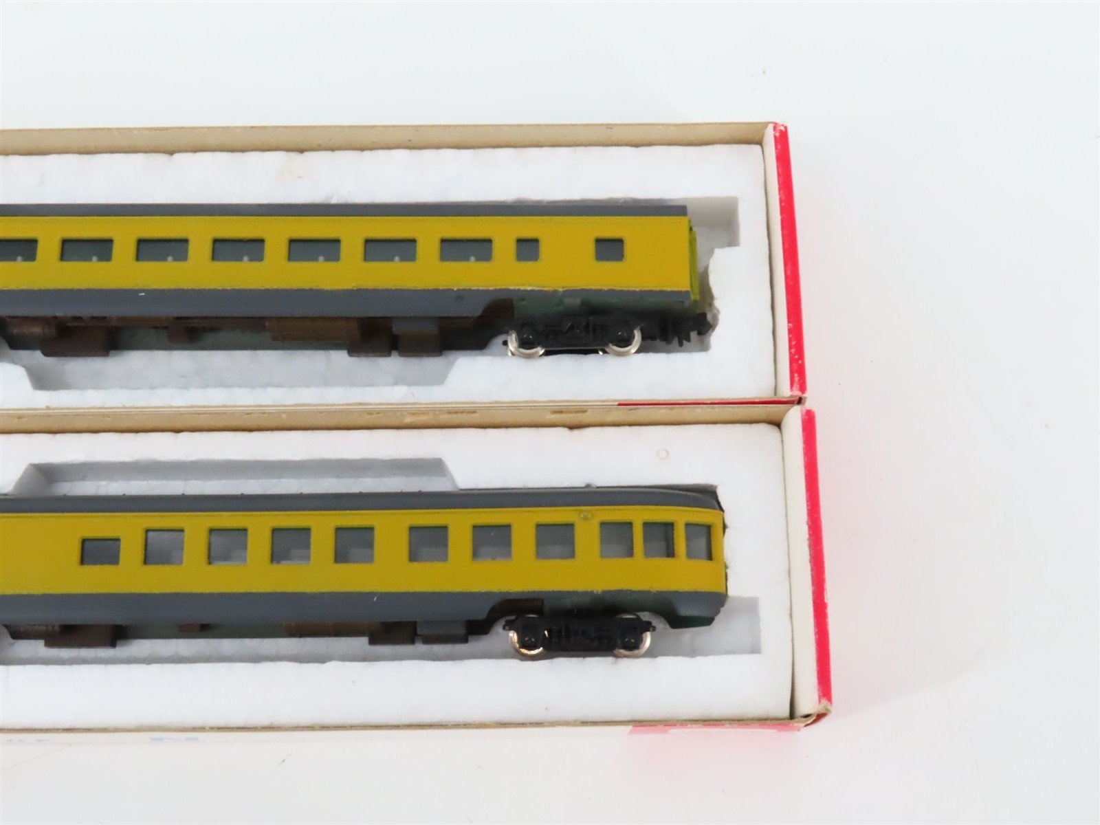LOT of 6 N Scale Con-Cor UP Painted Scheme Obs/Coach/Baggage Passenger Cars