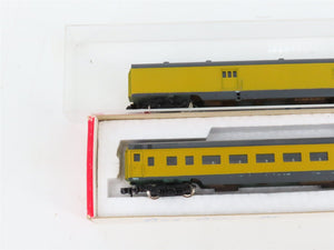 LOT of 6 N Scale Con-Cor UP Painted Scheme Obs/Coach/Baggage Passenger Cars
