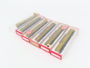 LOT of 6 N Scale Con-Cor UP Painted Scheme Obs/Coach/Baggage Passenger Cars