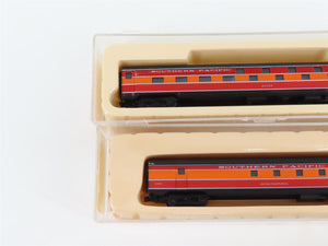 LOT of 6 N Scale Con-Cor SP Southern Pacific Baggage/Obs/Coach Passenger Cars