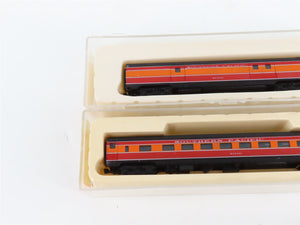 LOT of 6 N Scale Con-Cor SP Southern Pacific Baggage/Obs/Coach Passenger Cars
