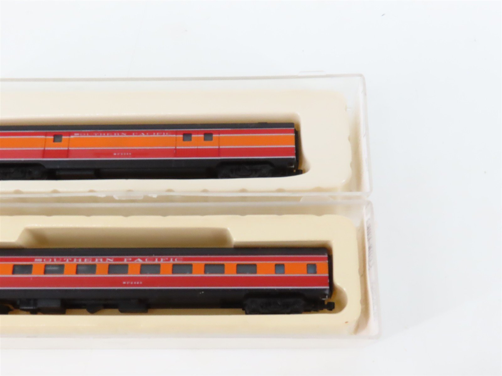 LOT of 6 N Scale Con-Cor SP Southern Pacific Baggage/Obs/Coach Passenger Cars