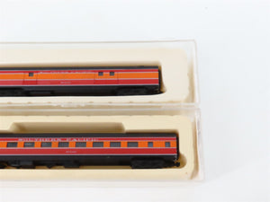 LOT of 6 N Scale Con-Cor SP Southern Pacific Baggage/Obs/Coach Passenger Cars
