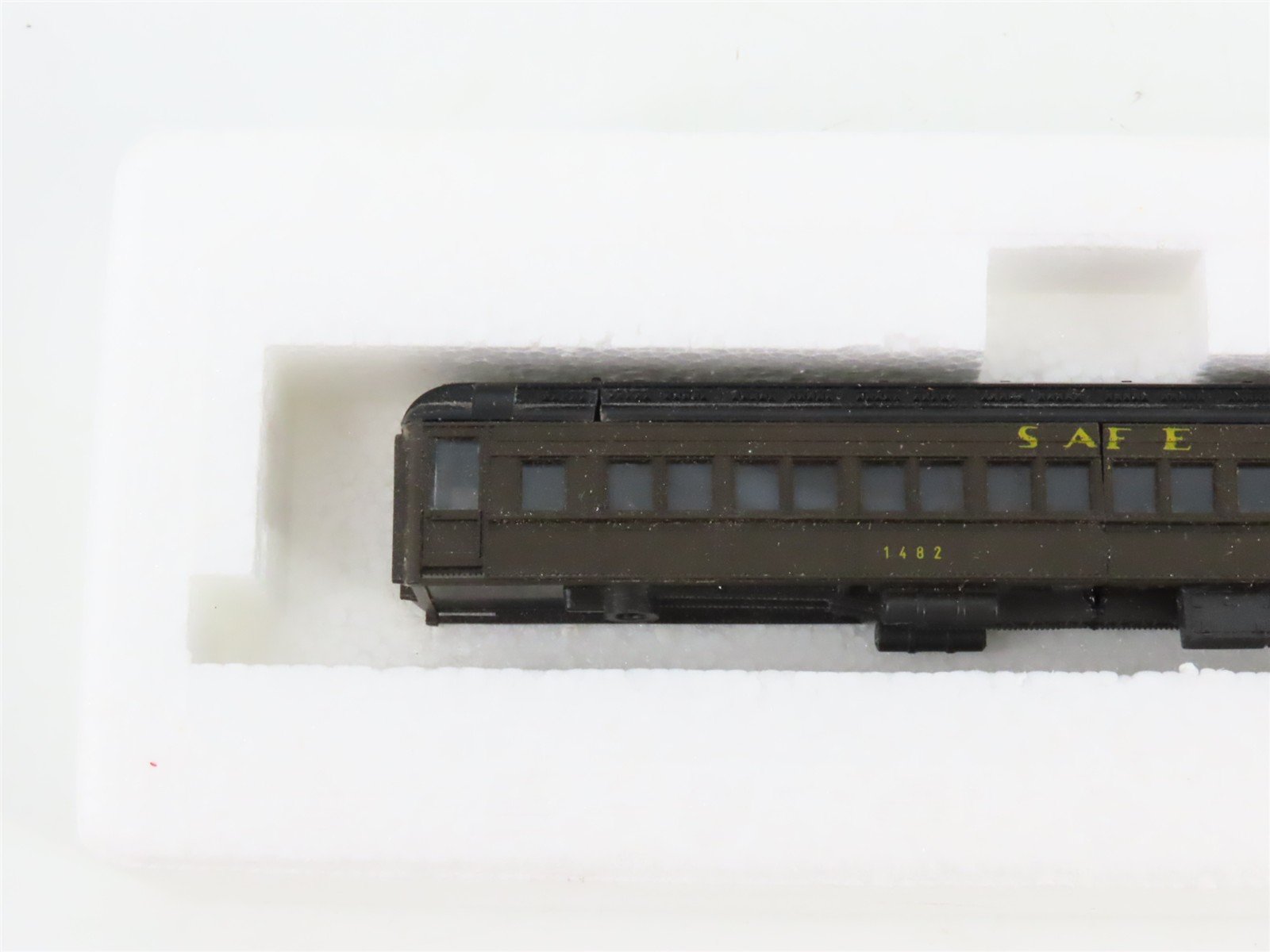 LOT of 3 N Scale AHM ATSF Santa Fe Coach/Combine Passenger Cars