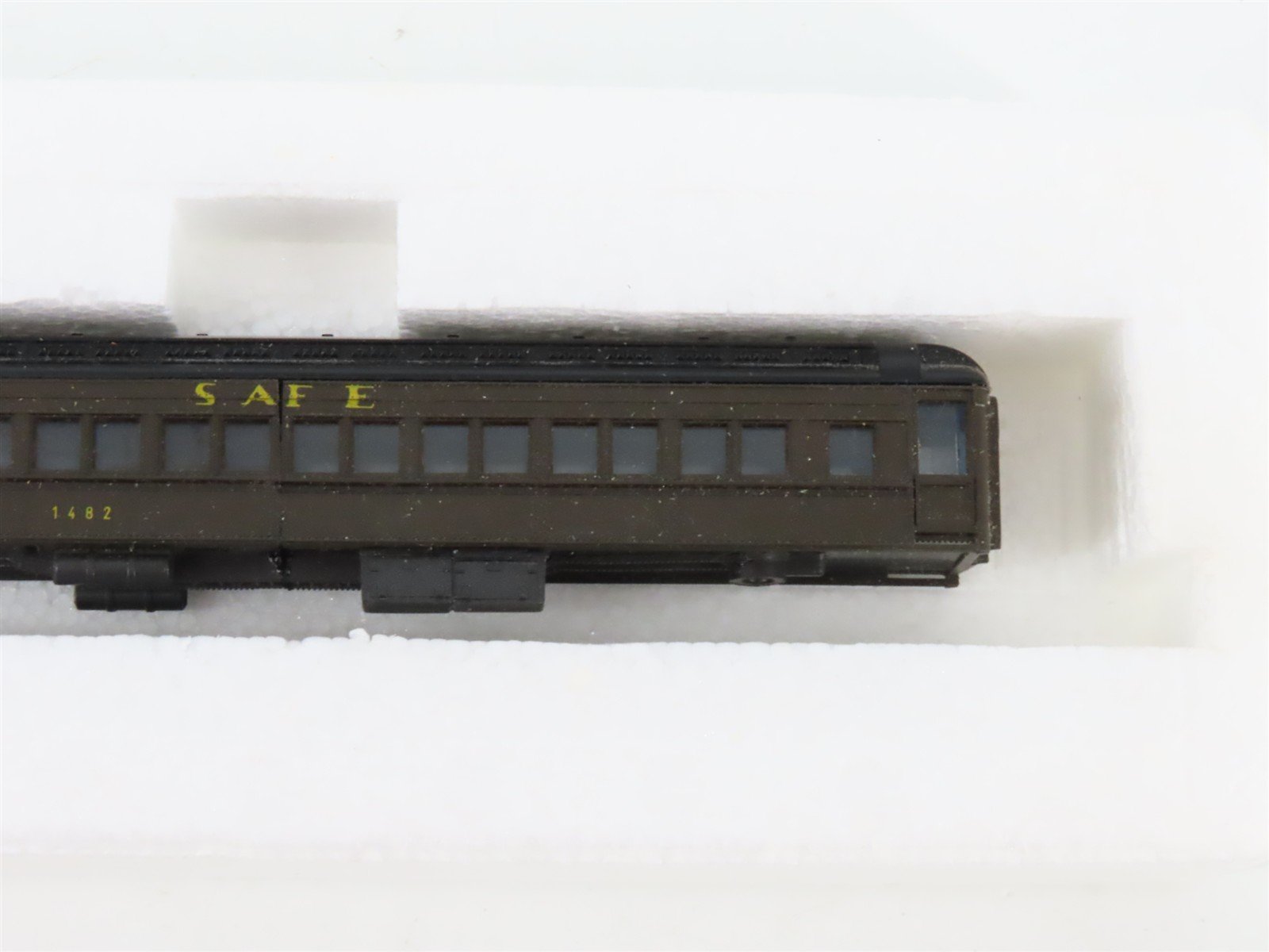LOT of 3 N Scale AHM ATSF Santa Fe Coach/Combine Passenger Cars