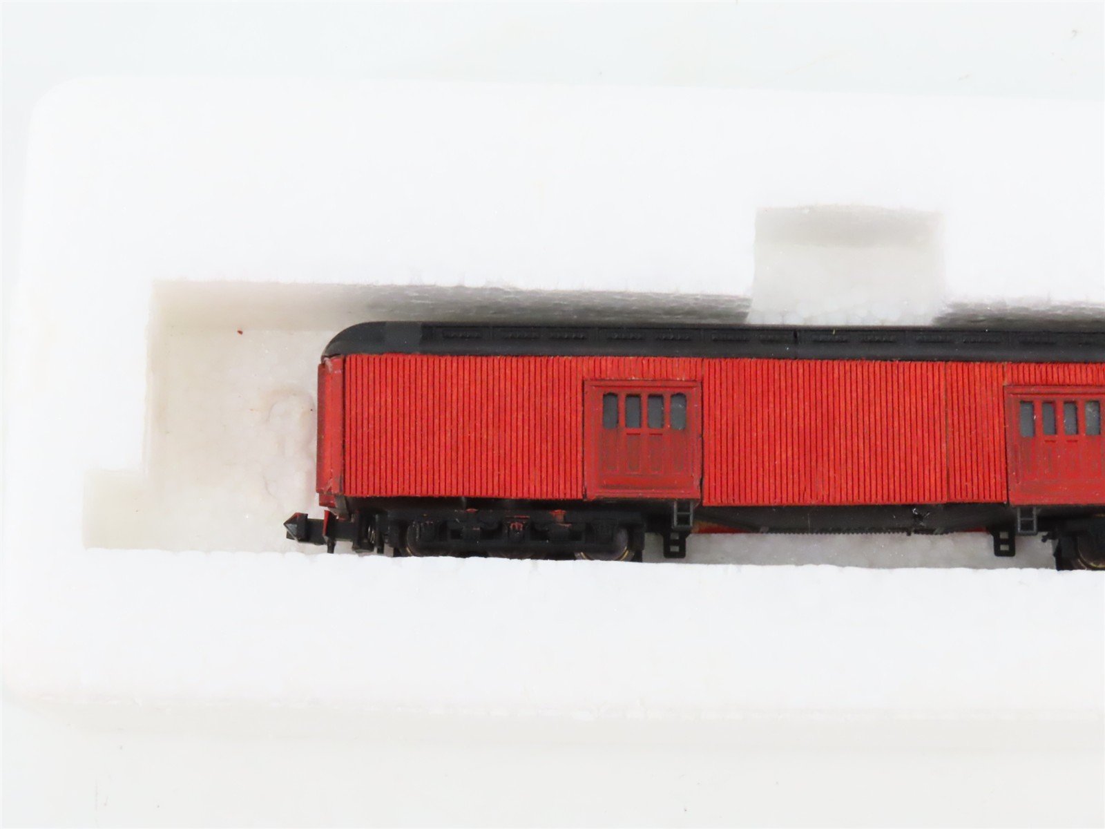 LOT of 3 N Scale AHM ATSF Santa Fe Coach/Combine Passenger Cars