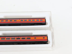 LOT of 3 N Scale Con-Cor SP Southern Pacific Dome/Obs/Coach Passenger Cars