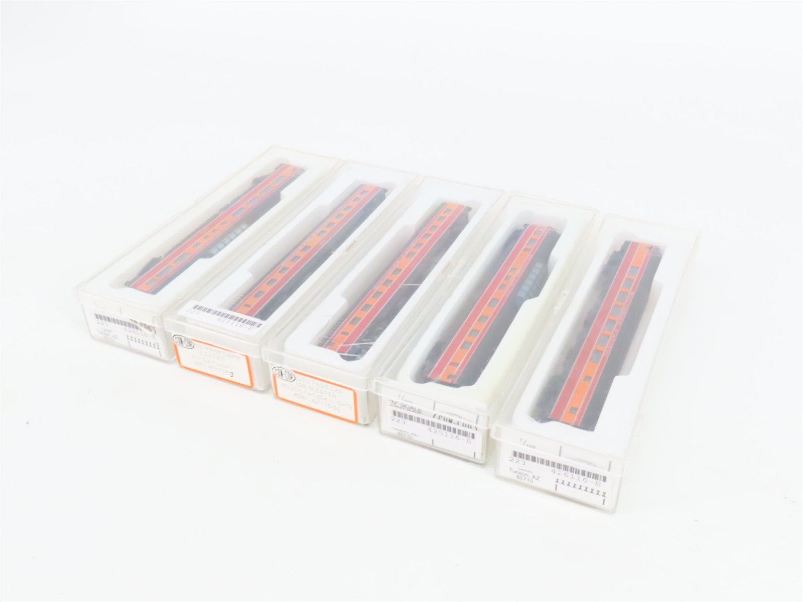 LOT of 3 N Scale Con-Cor SP Southern Pacific Dome/Obs/Coach Passenger Cars