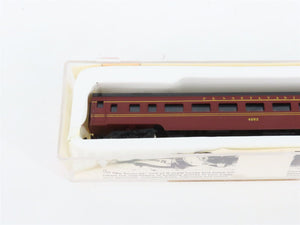 LOT of 4 N Scale Con-Cor PRR Pennsylvania Coach/Obs/Sleeper Passenger Cars