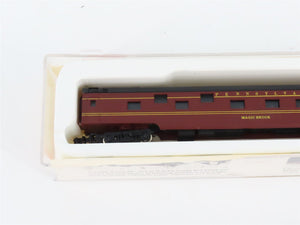 LOT of 4 N Scale Con-Cor PRR Pennsylvania Coach/Obs/Sleeper Passenger Cars