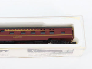 LOT of 4 N Scale Con-Cor PRR Pennsylvania Coach/Obs/Sleeper Passenger Cars