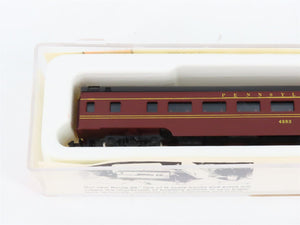 LOT of 4 N Scale Con-Cor PRR Pennsylvania Coach/Obs/Sleeper Passenger Cars