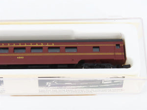 LOT of 4 N Scale Con-Cor PRR Pennsylvania Coach/Obs/Sleeper Passenger Cars