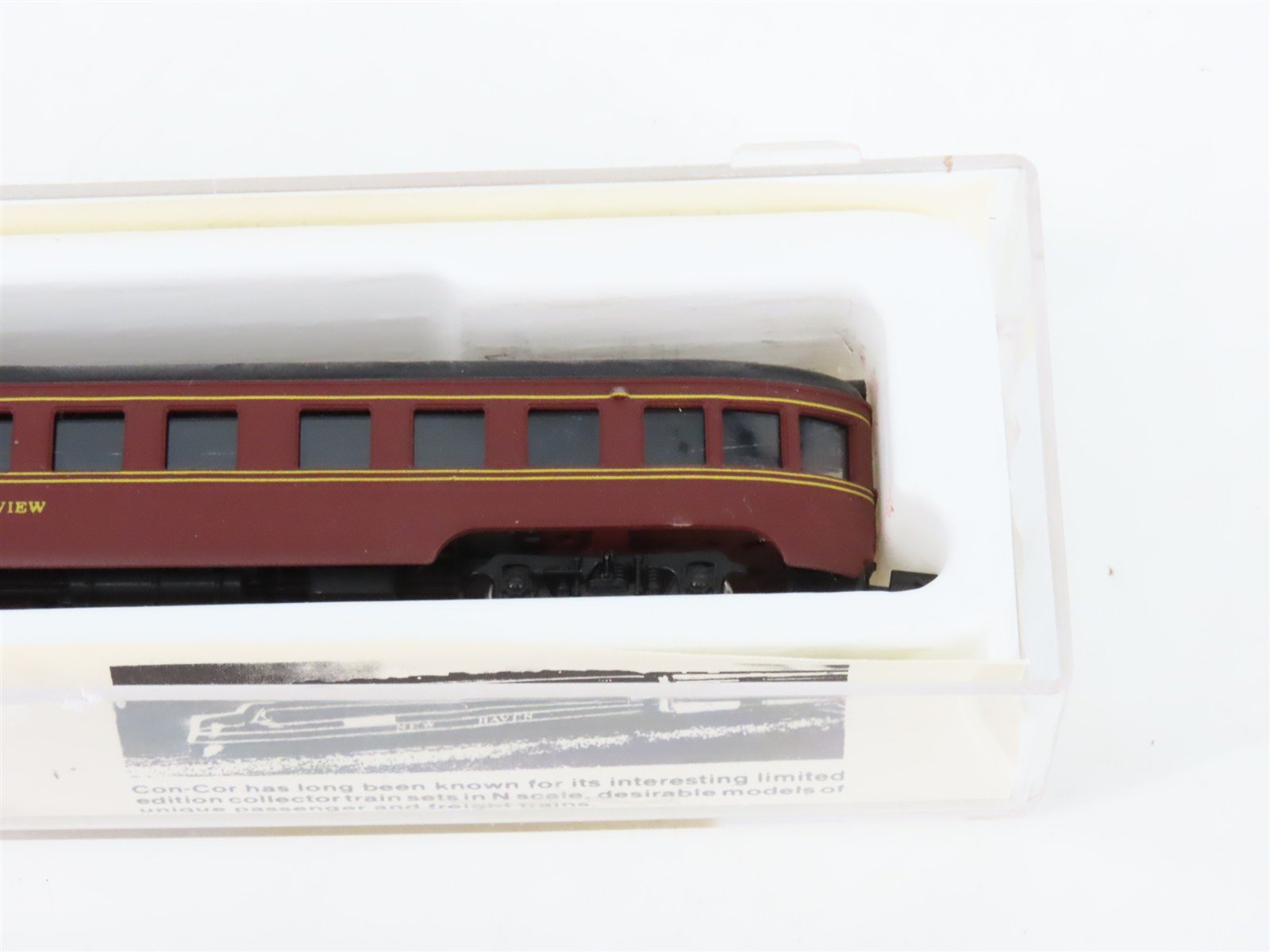 LOT of 4 N Scale Con-Cor PRR Pennsylvania Coach/Obs/Sleeper Passenger Cars