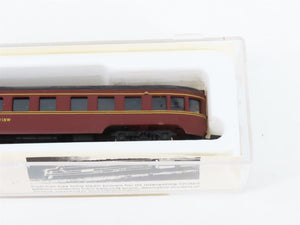 LOT of 4 N Scale Con-Cor PRR Pennsylvania Coach/Obs/Sleeper Passenger Cars