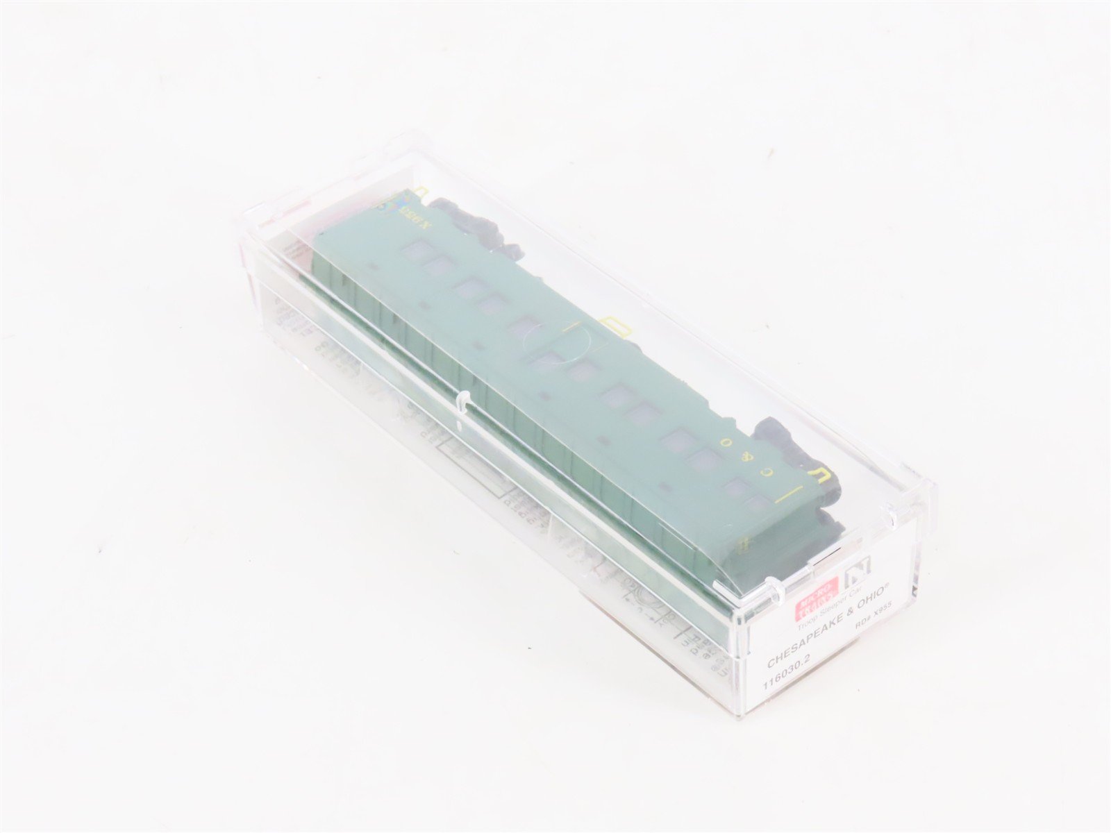 N Scale Micro-Trains MTL 116030.2 C&O Railway Troop Sleeper Passenger Car #X955