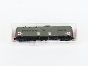 N Scale Micro-Trains MTL 118020 USA Army Troop Sleeper Passenger Car #8762