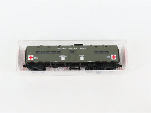 N Scale Micro-Trains MTL 118020 USA Army Troop Sleeper Passenger Car #8762