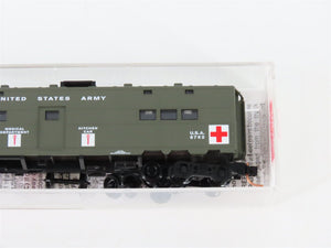 N Scale Micro-Trains MTL 118020 USA Army Troop Sleeper Passenger Car #8762