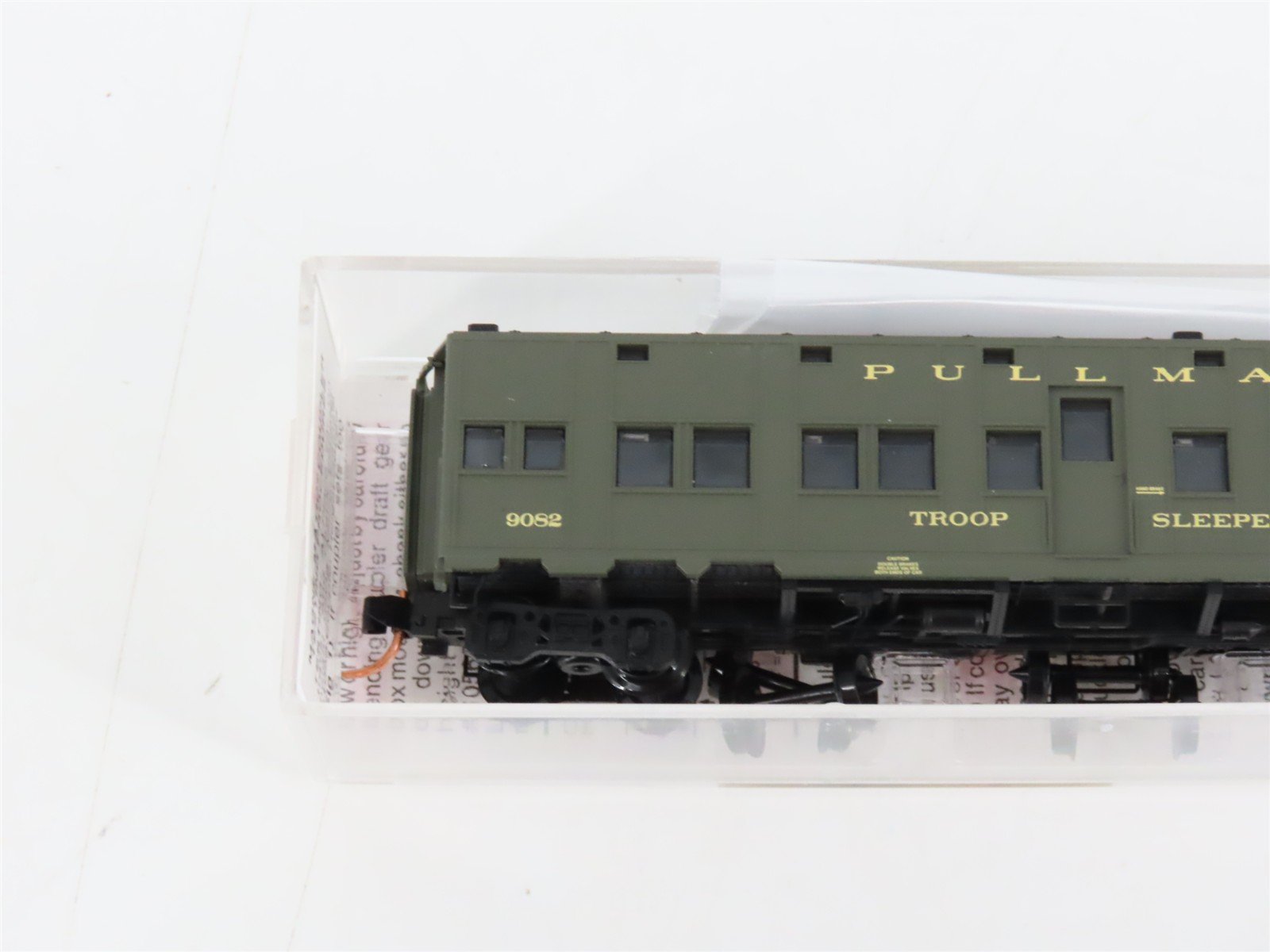 N Scale Micro-Trains MTL 116010.4 US DOD Troop Sleeper Passenger Car #9082