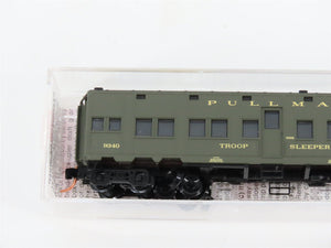 N Scale Micro-Trains MTL 116010.5 US DOD Troop Sleeper Passenger Car #9340
