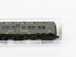 N Scale Micro-Trains MTL 116010.5 US DOD Troop Sleeper Passenger Car #9340