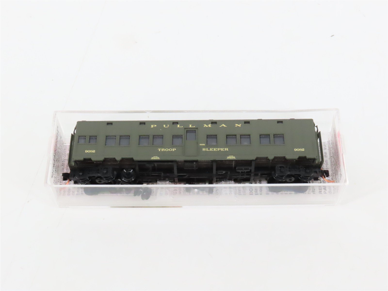 N Scale Micro-Trains MTL 116010.4 US DOD Troop Sleeper Passenger Car #9082