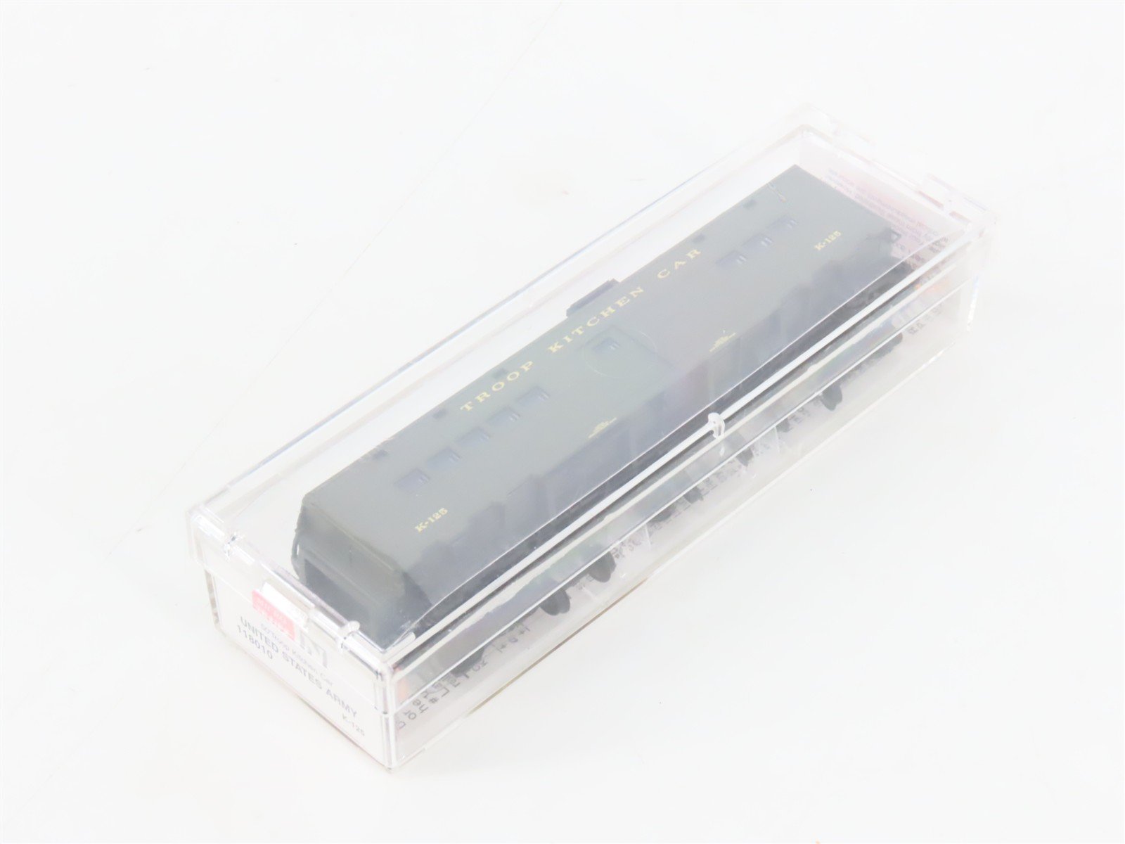 N Scale Micro-Trains MTL 118010 US Army Troop Kitchen Passenger Car #K-125
