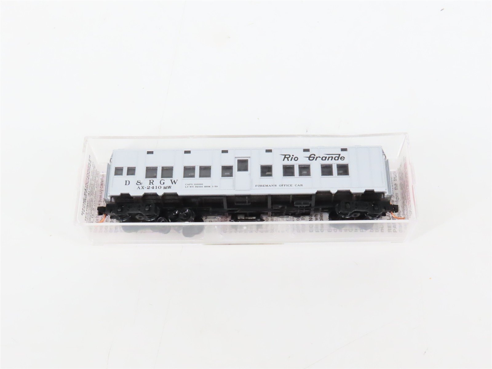 N Scale Micro-Trains MTL 116020.1 DRGW Troop Sleeper Passenger Car #AX-2410MW