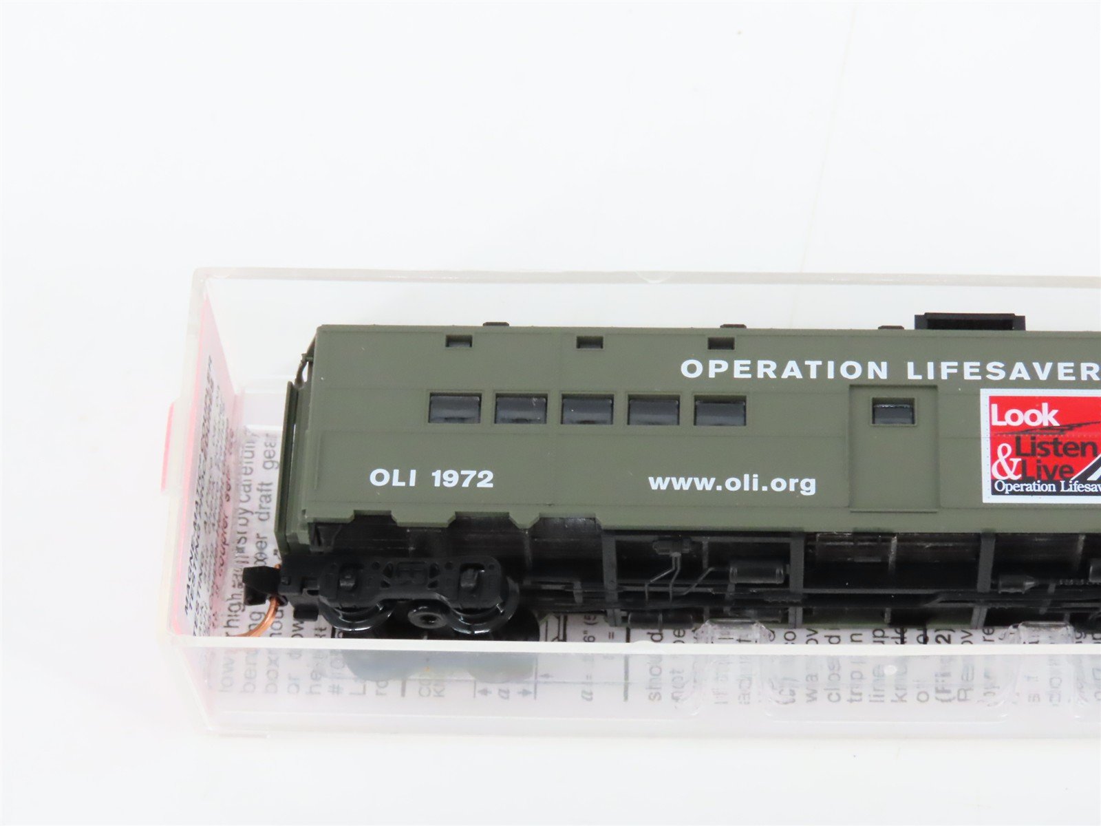 N Micro-Trains MTL NSC 05-01 Operation Lifesaver Troop Kitchen Passenger Car #19