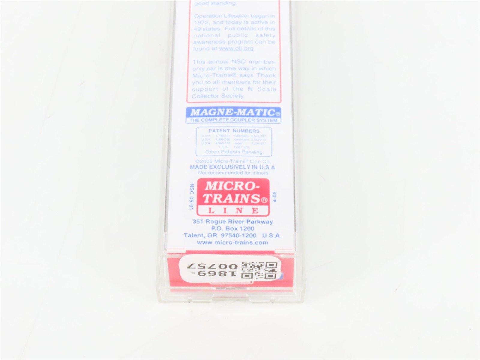 N Micro-Trains MTL NSC 05-01 Operation Lifesaver Troop Kitchen Passenger Car #19