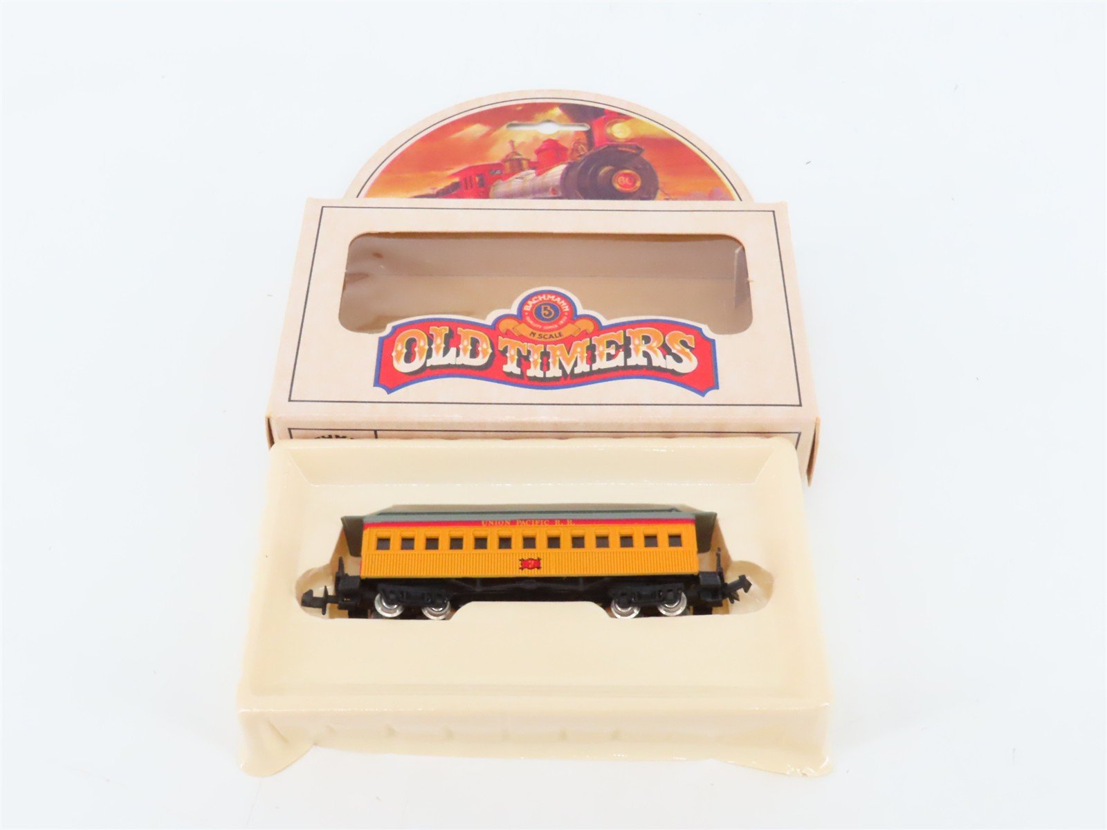 N Scale Bachmann 5572 UP Union Pacific 47' Old Time Coach Passenger Car