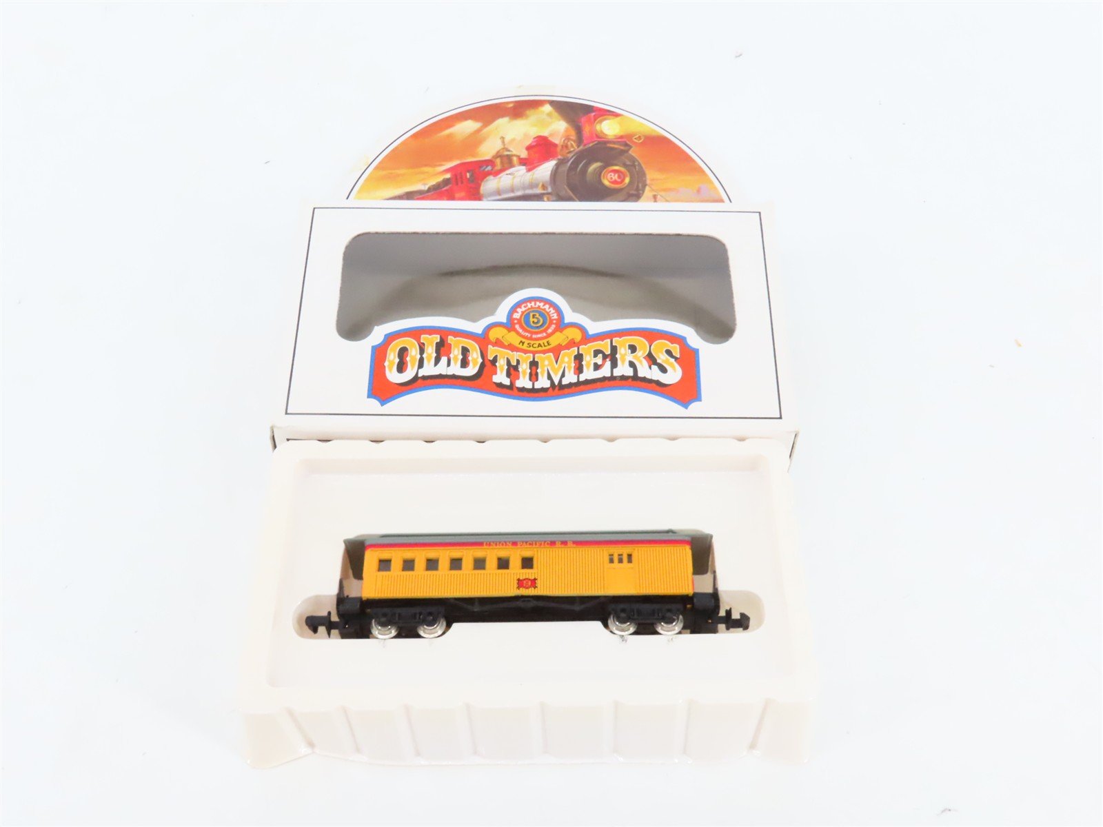 N Scale Bachmann 53-1055-01 UP Union Pacific Old Time Combine Passenger Car