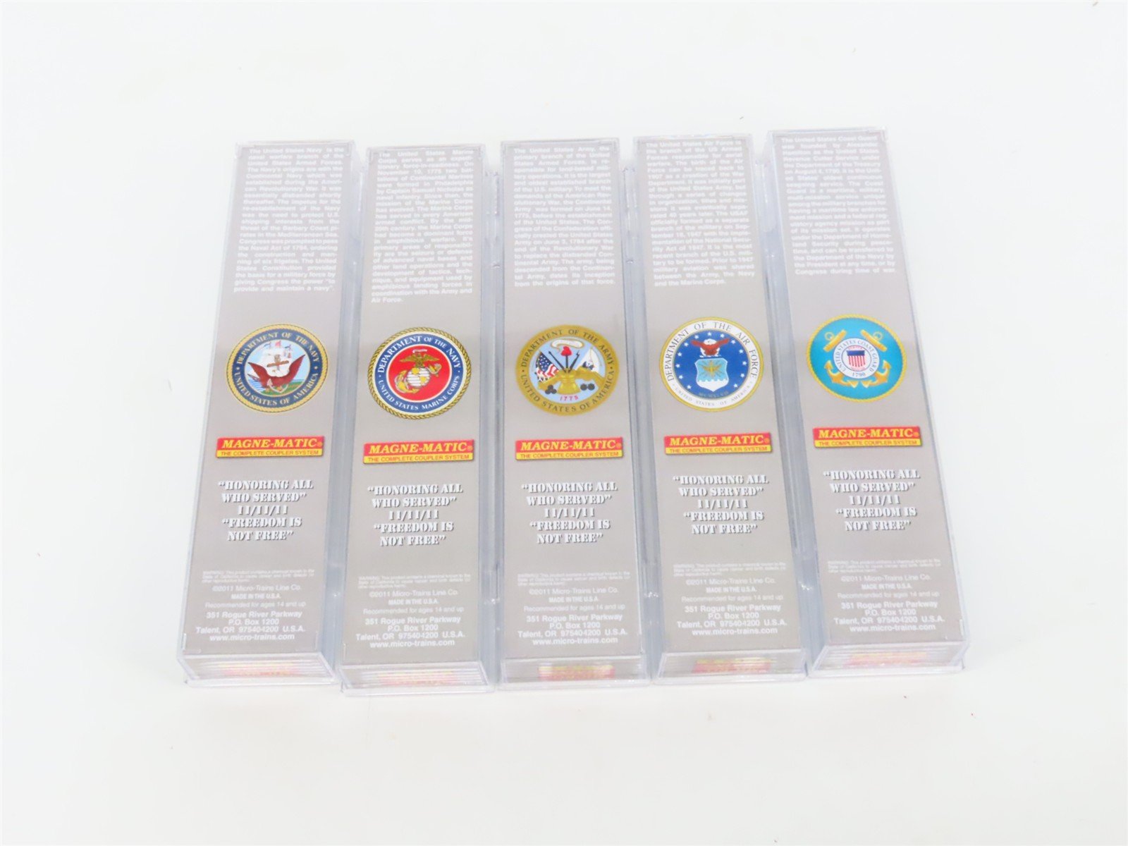 N Scale Micro-Trains MTL 99321140 Veteran's Tribute Passenger 5-Car Set