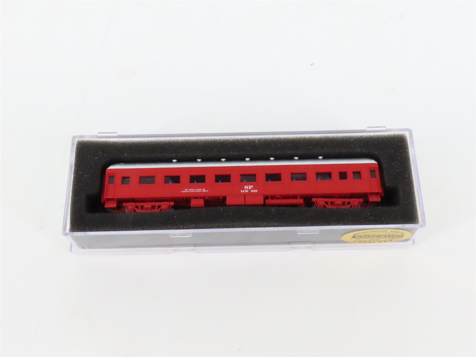 N Scale Wheels of Time 183 SP Southern Pacific Line Gang Passenger Car #MW833