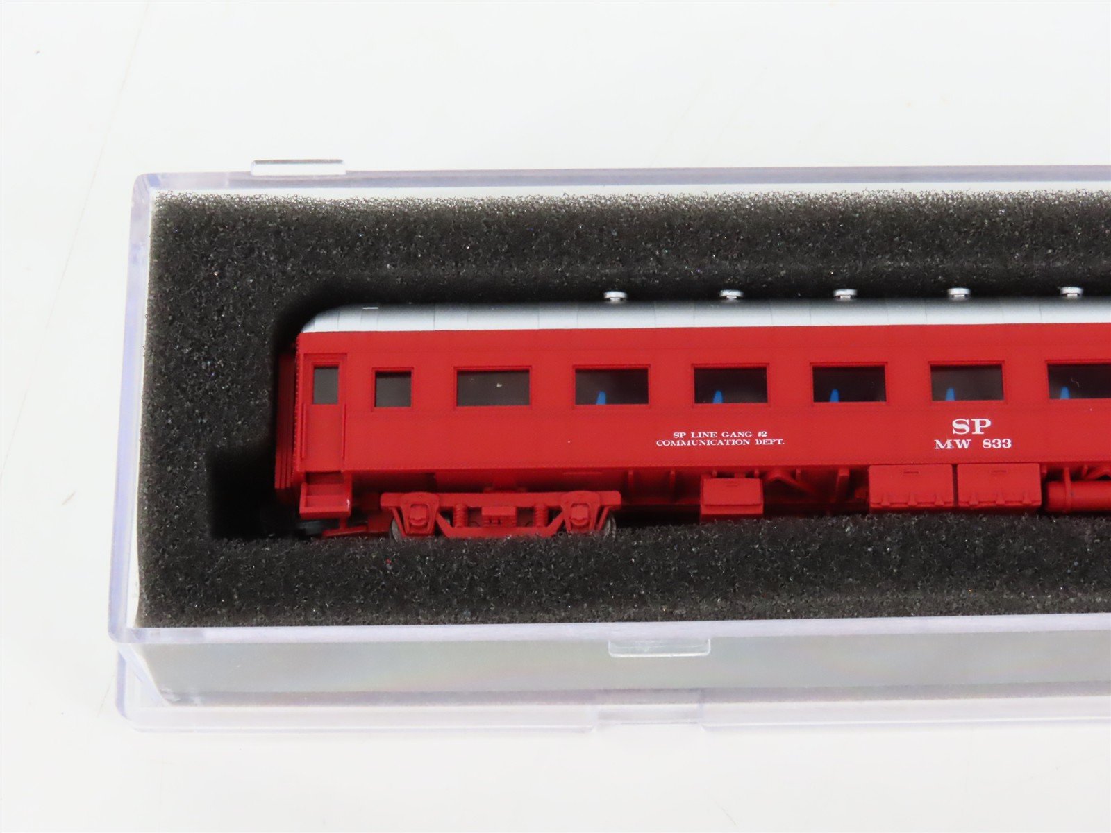 N Scale Wheels of Time 183 SP Southern Pacific Line Gang Passenger Car #MW833
